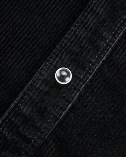 Freenote Calico Western Shirt - Black Corduroy - Standard & Strange