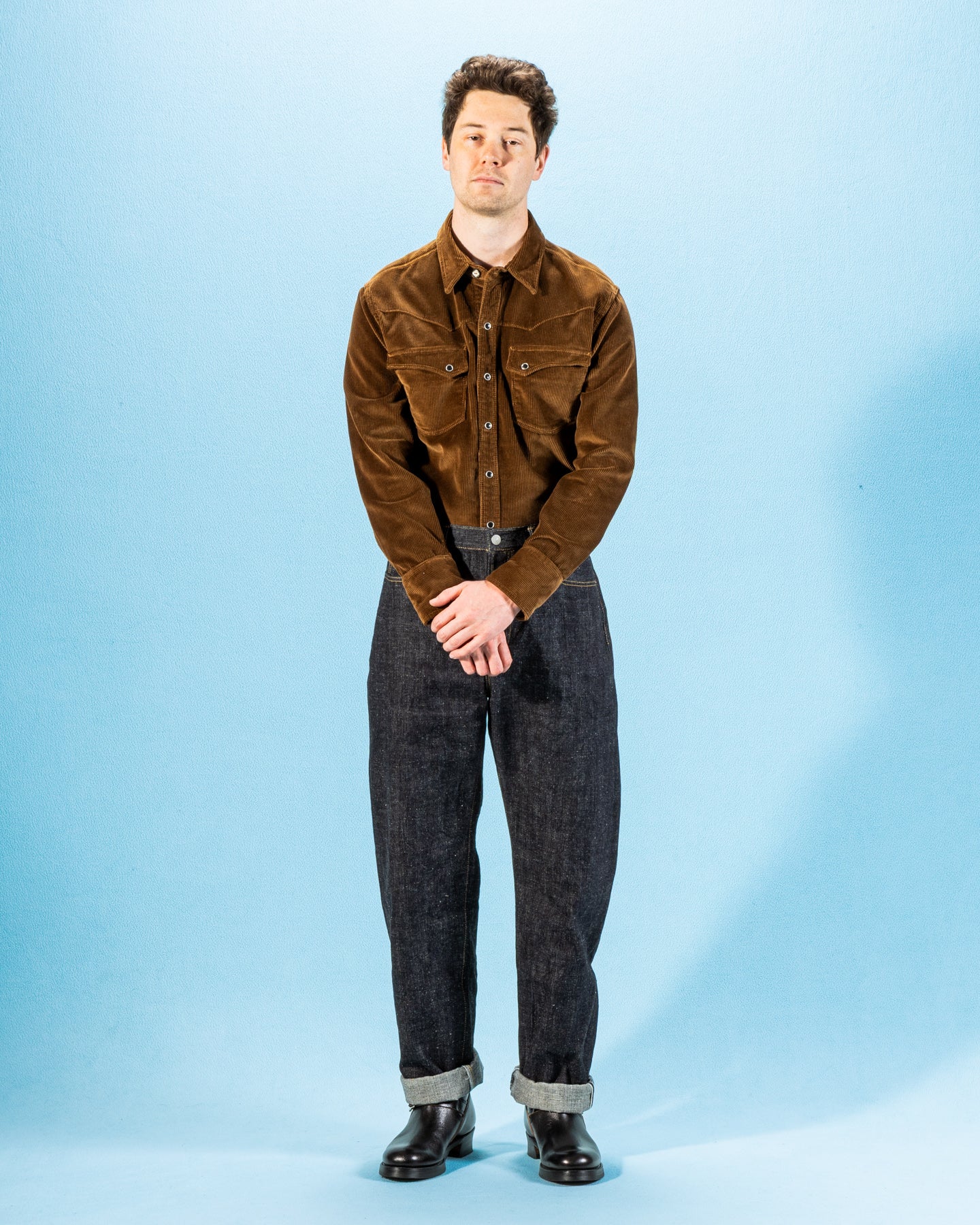 Freenote Calico Western Shirt - Gold Corduroy - Standard & Strange