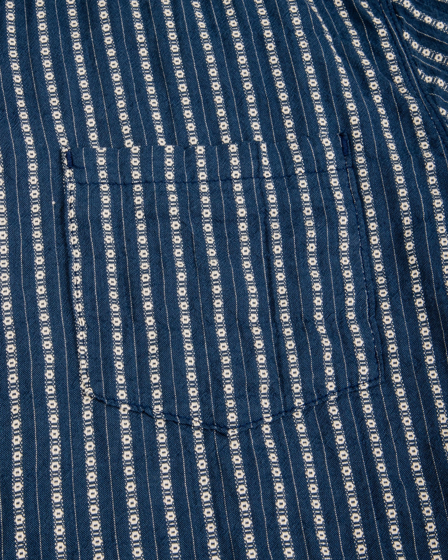 Freenote Cayucos S/S Shirt - Jacquard Navy - Standard & Strange