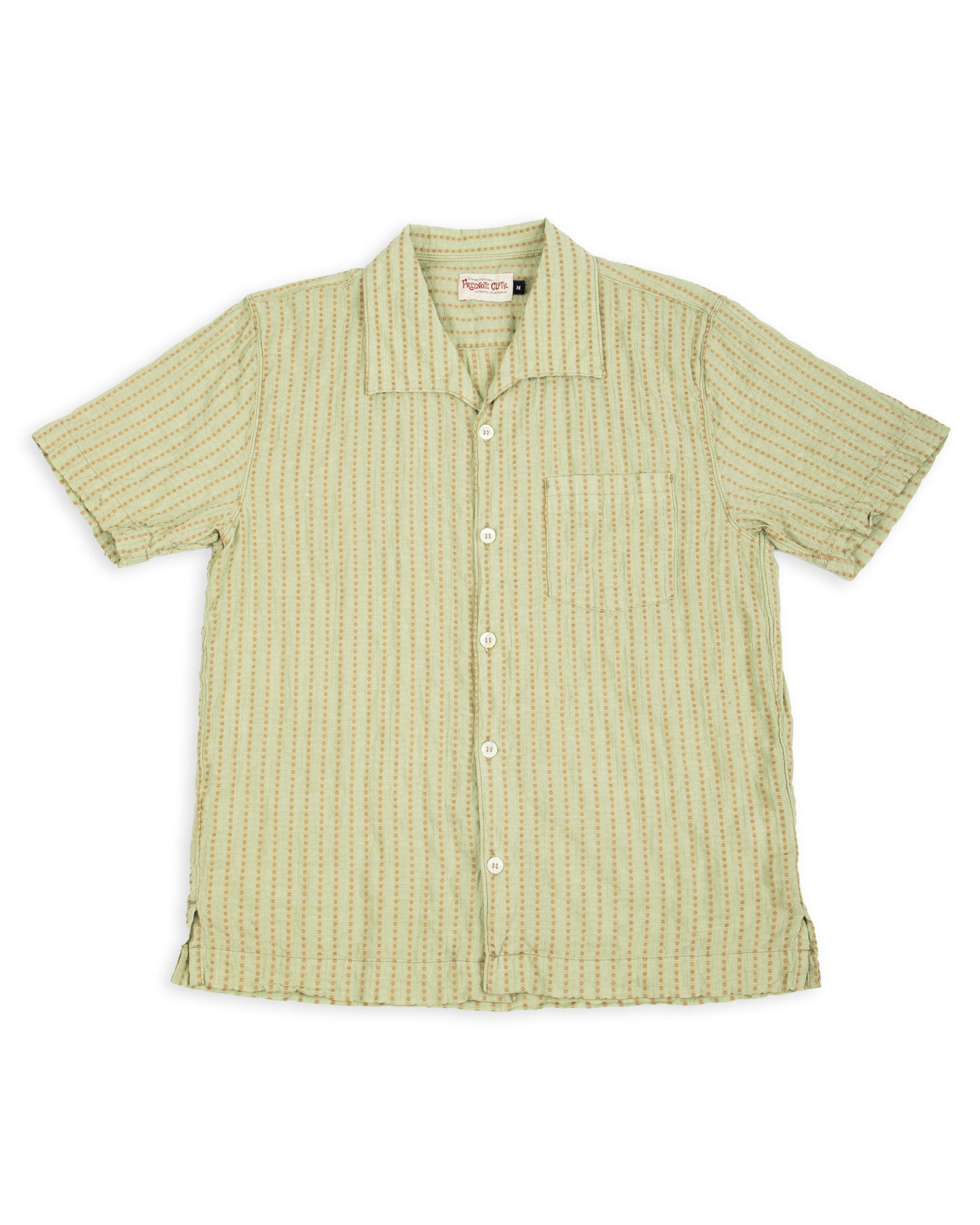 Freenote Cayucos S/S Shirt - Jacquard Sage - Standard & Strange