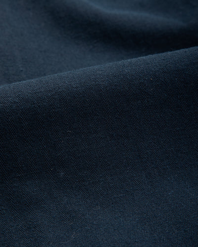 Freenote Cayucos S/S Shirt - Navy Herringbone - Standard & Strange