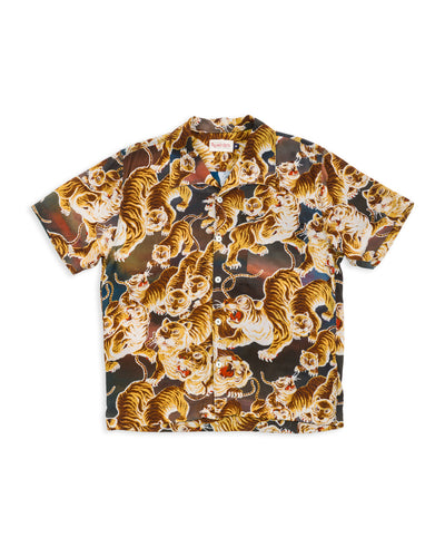 Freenote Cayucos S/S Shirt - Painted Tiger - Standard & Strange