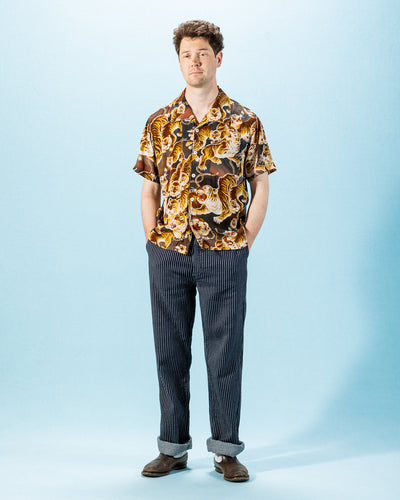 Freenote Cayucos S/S Shirt - Painted Tiger - Standard & Strange