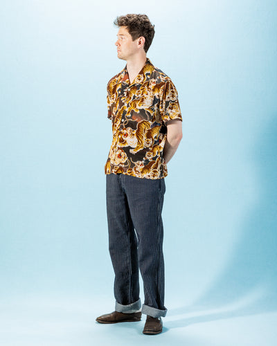 Freenote Cayucos S/S Shirt - Painted Tiger - Standard & Strange