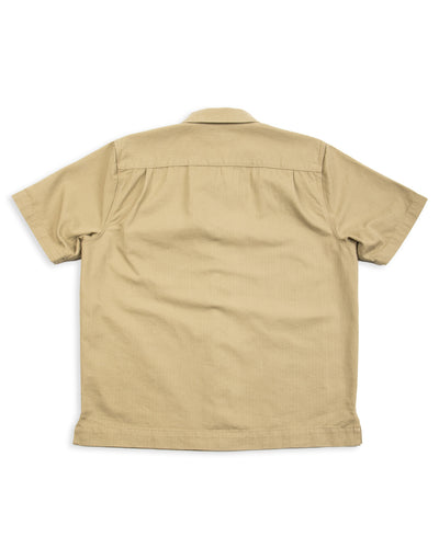Freenote Cayucos S/S Shirt - Tan Herringbone - Standard & Strange