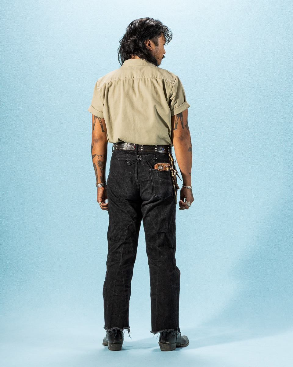 Freenote Cayucos S/S Shirt - Tan Herringbone - Standard & Strange