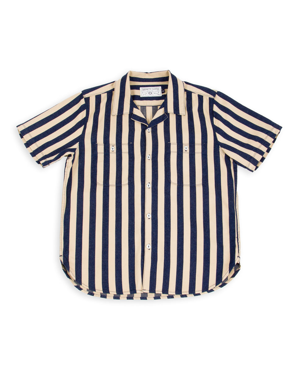 Dayton Shirt - Indigo Wide Stripe – Standard & Strange
