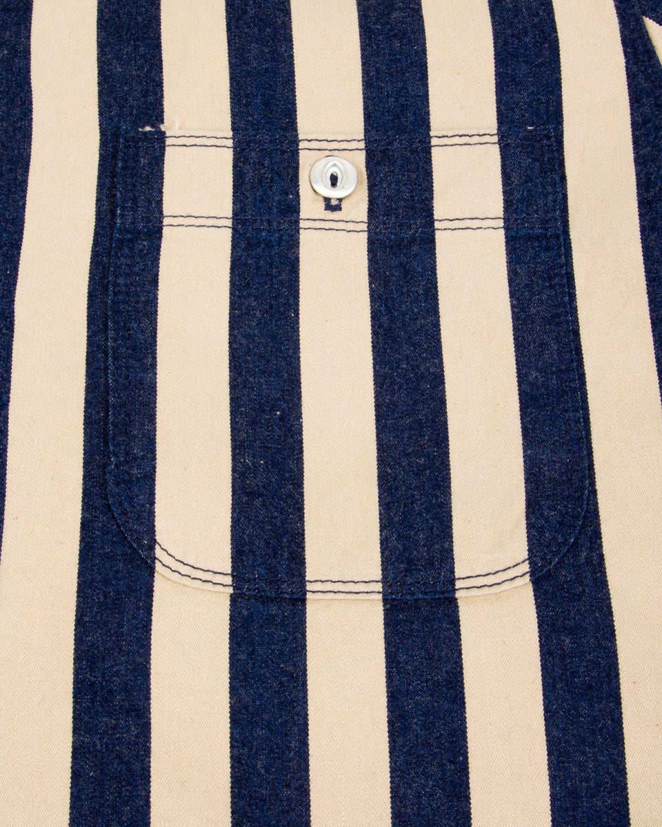 Dayton Shirt - Indigo Wide Stripe – Standard & Strange