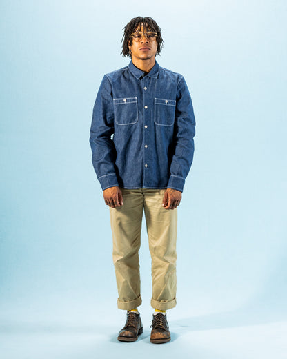 Freenote Dayton Shirt L/S - 9oz Denim - Standard & Strange