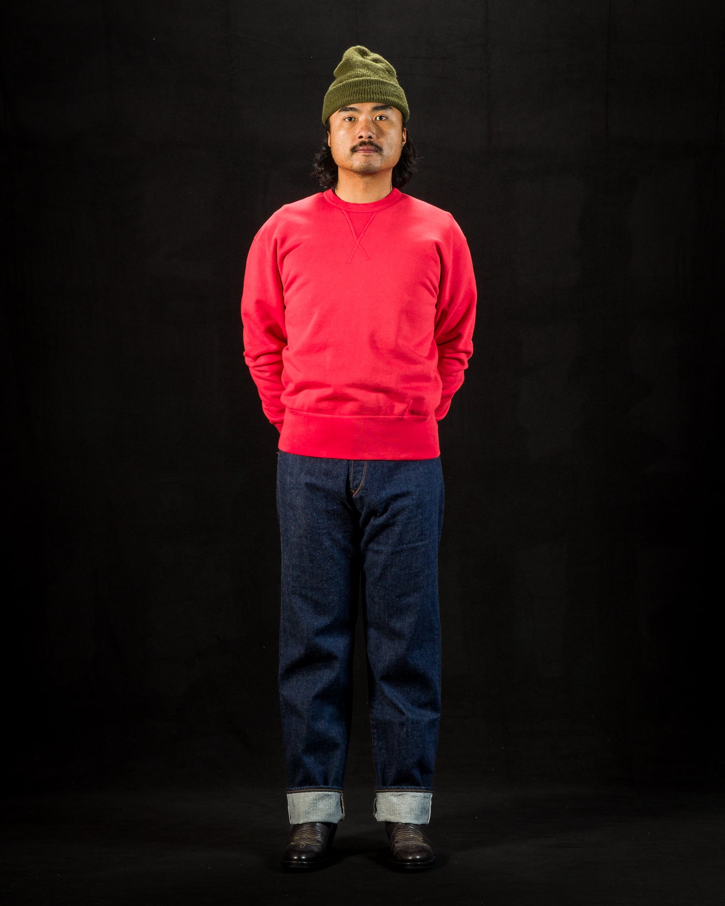 Freenote Deck Sweatshirt - Vintage Red - Standard & Strange