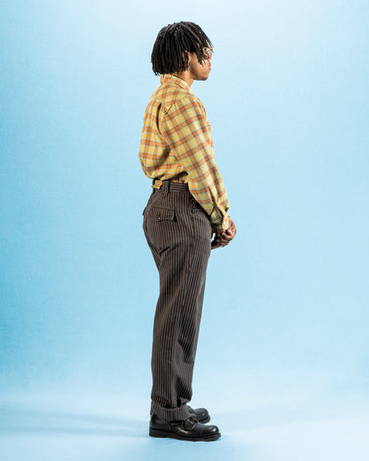 Freenote Duster Pant - Brown Stripe - Standard & Strange