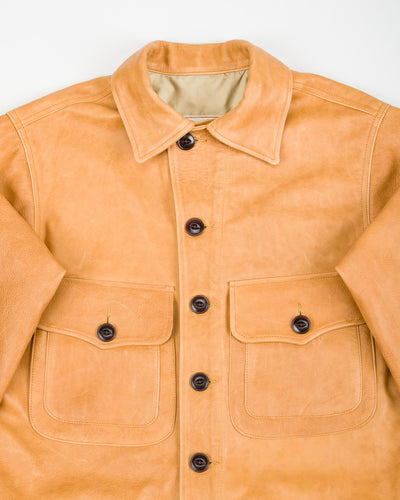 Freenote Grafton Leather Jacket - Tan Horsehide - Standard & Strange