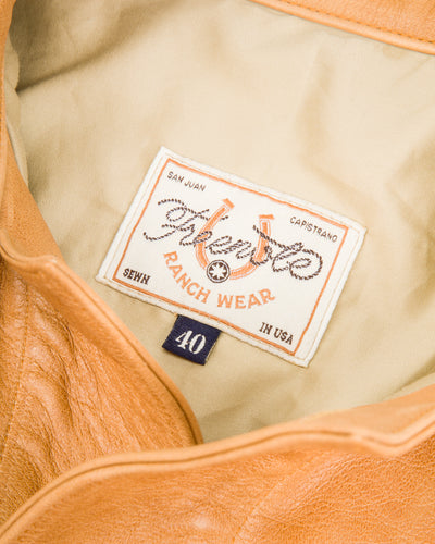 Freenote Grafton Leather Jacket - Tan Horsehide - Standard & Strange