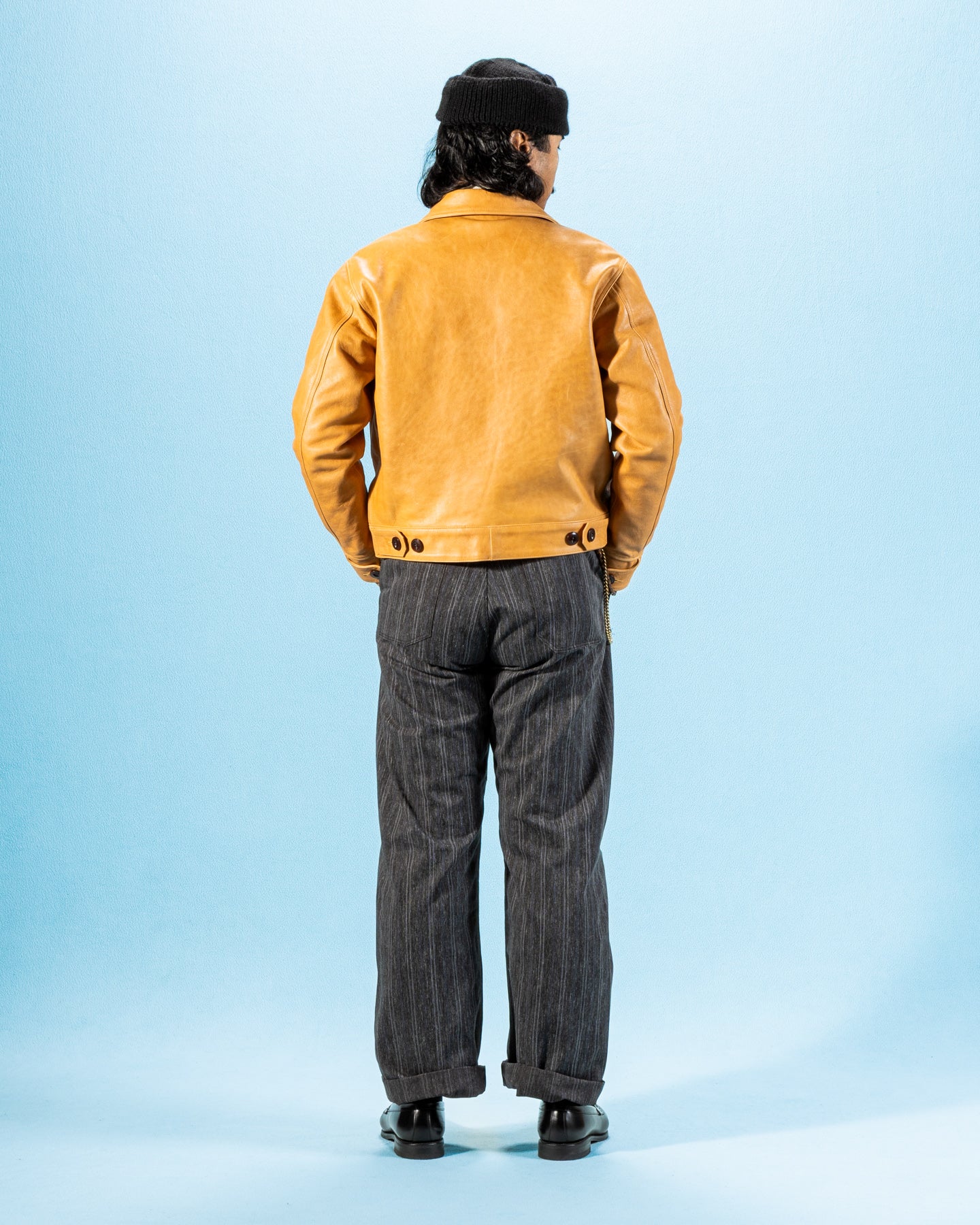 Freenote Grafton Leather Jacket - Tan Horsehide - Standard & Strange