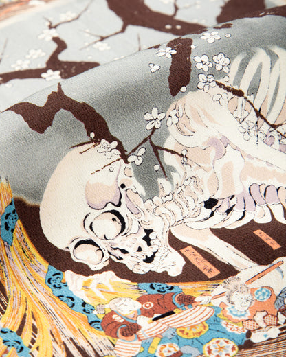 Freenote Hawaiian Shirt - Light Blue Skeleton - Standard & Strange