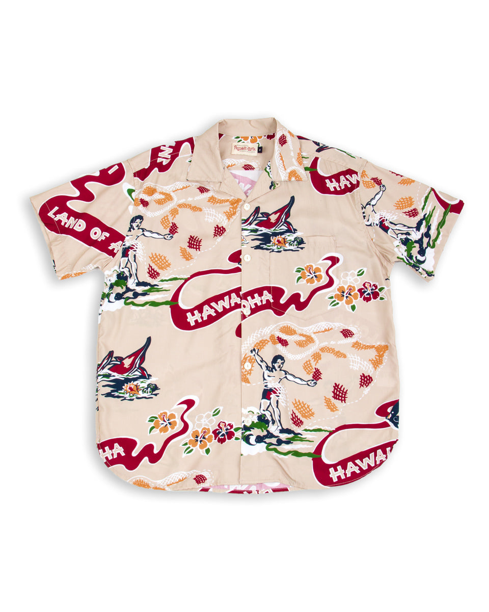 Freenote Hawaiian Shirt - Sand Aloha - Standard & Strange