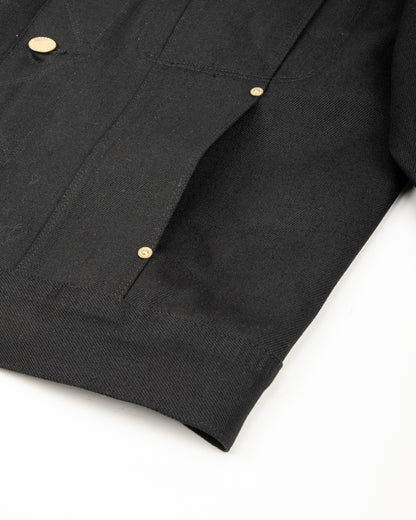 Freenote High Low Jacket - Aces High 14oz Black - Standard & Strange