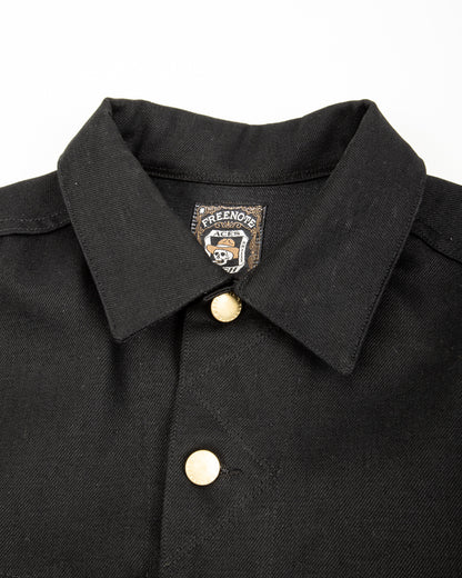 Freenote High Low Jacket - Aces High 14oz Black - Standard & Strange