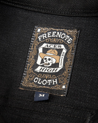 Freenote High Low Jacket - Aces High 14oz Black - Standard & Strange