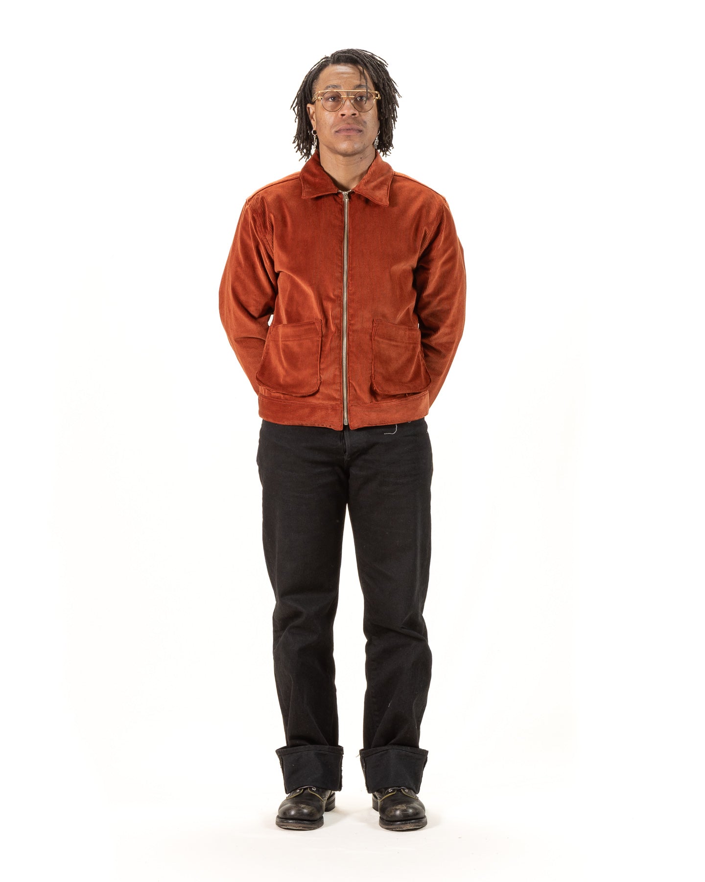 Meeks Jacket - Terracotta Corduroy – Standard & Strange