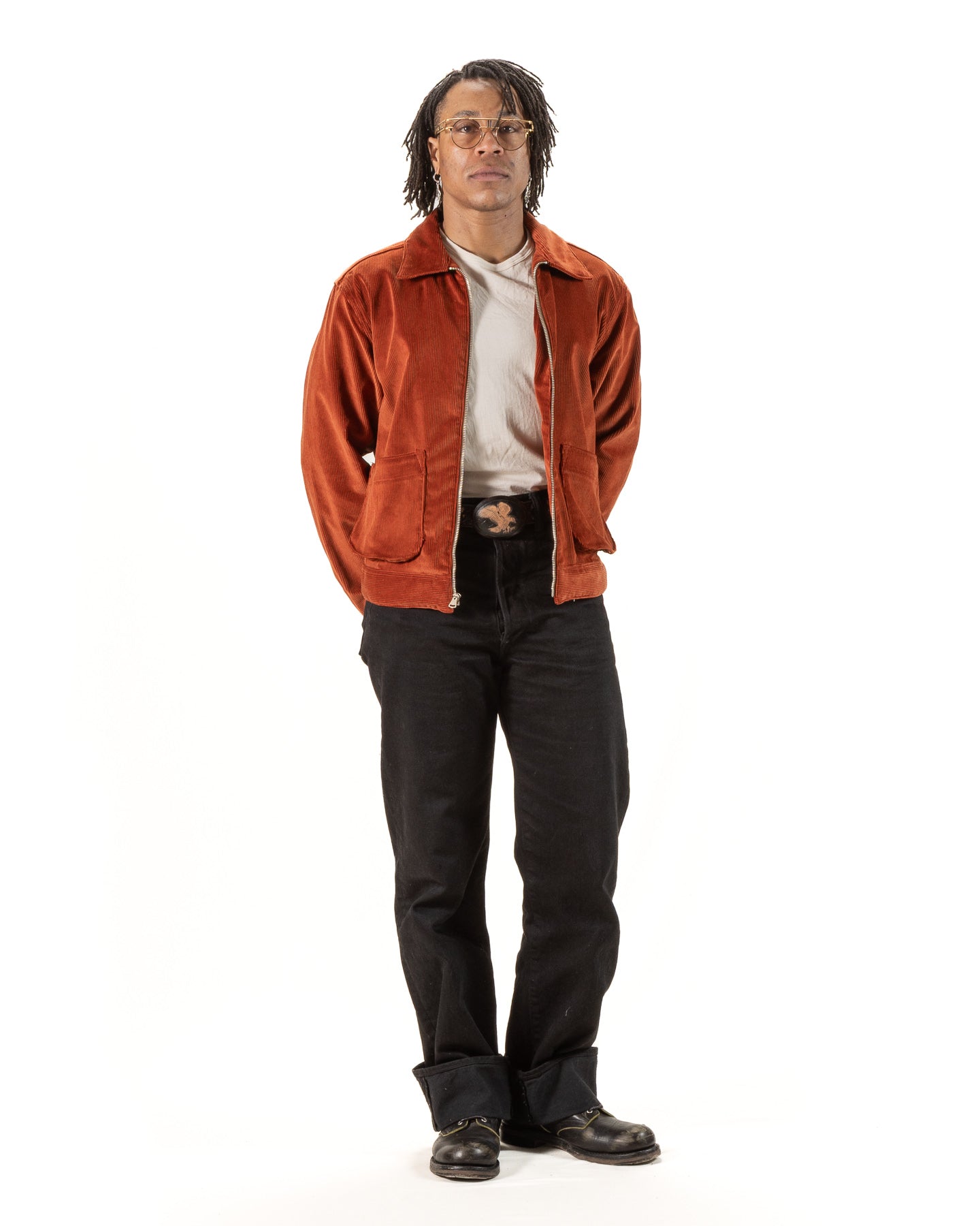 Meeks Jacket - Terracotta Corduroy – Standard & Strange