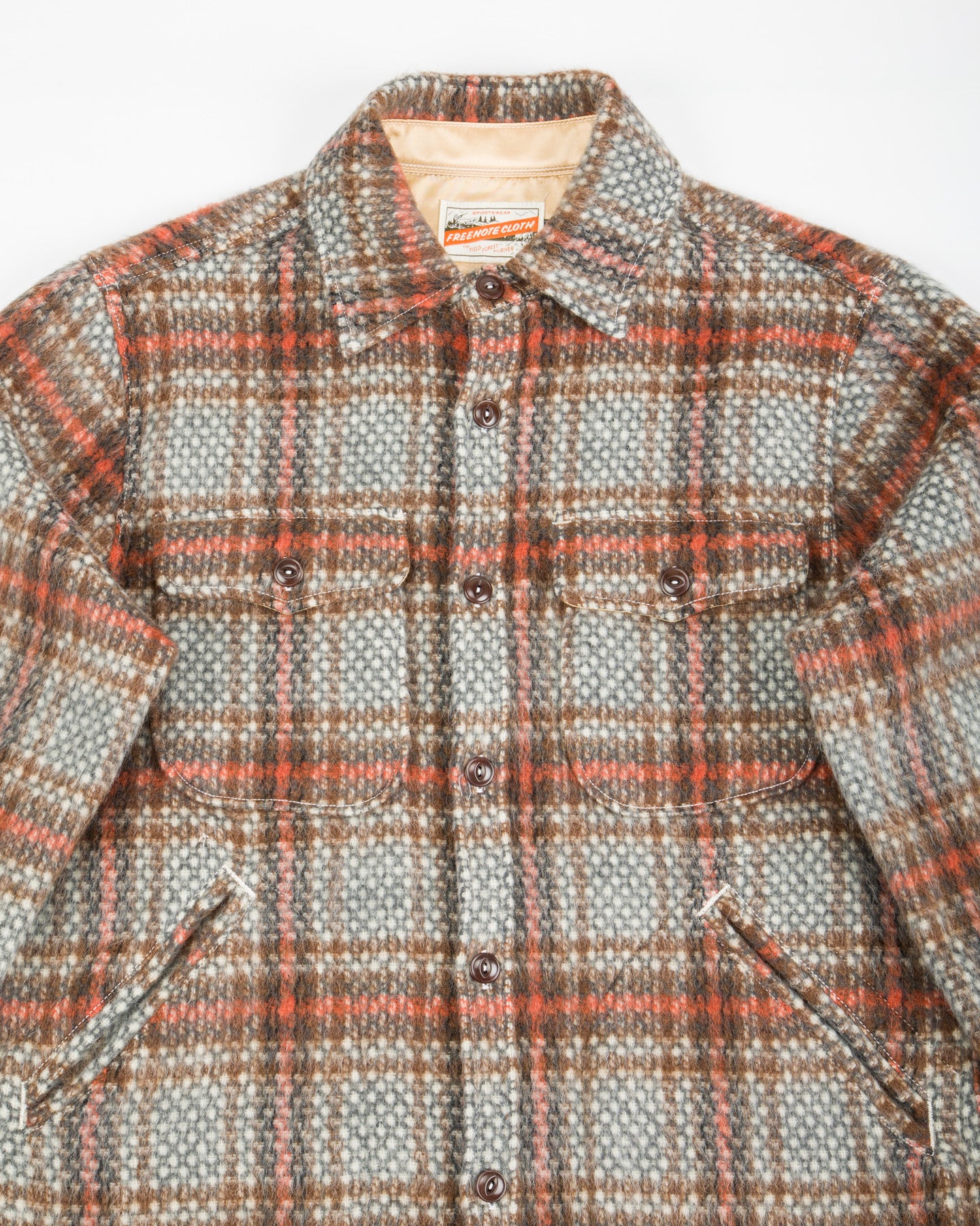 Mendon Overshirt - Hexagon Dobby Wool Plaid