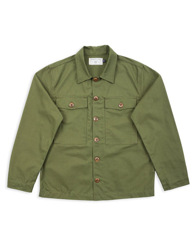 Freenote Midway CPO Shirt - Olive Ripstop - Standard & Strange