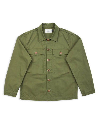 Freenote Midway CPO Shirt - Olive Ripstop - Standard & Strange