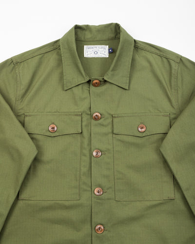 Freenote Midway CPO Shirt - Olive Ripstop - Standard & Strange