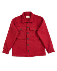 Freenote Midway Wool CPO Shirt - Red - Standard & Strange