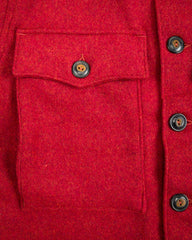 Freenote Midway Wool CPO Shirt - Red - Standard & Strange