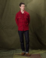 Freenote Midway Wool CPO Shirt - Red - Standard & Strange