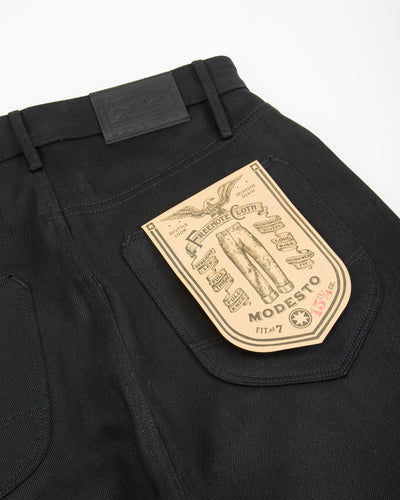 Freenote Modesto Straight Fit - 15.75oz Black/Black - Standard & Strange