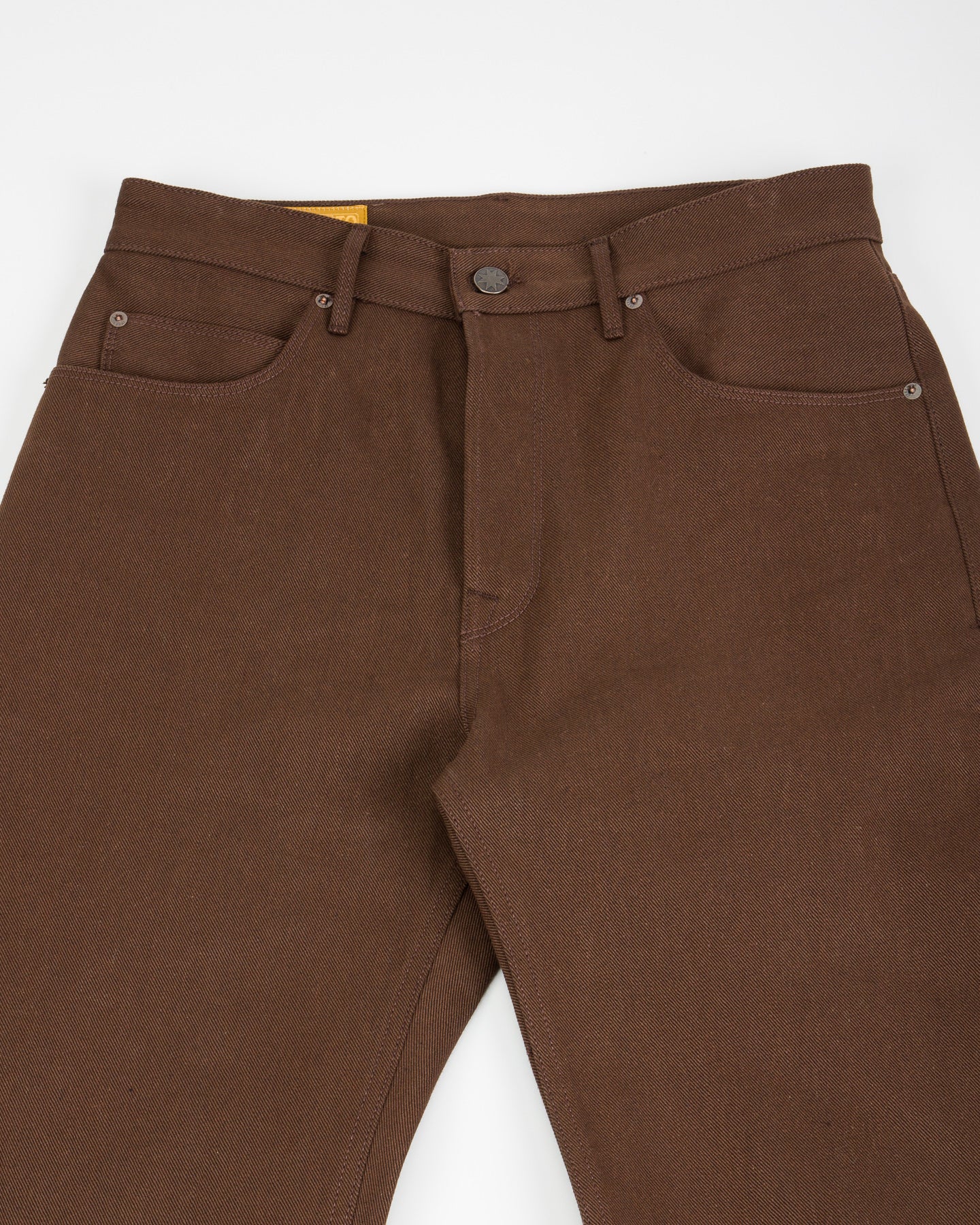 Modesto Straight Fit - 15oz Dark Brown Denim – Standard & Strange