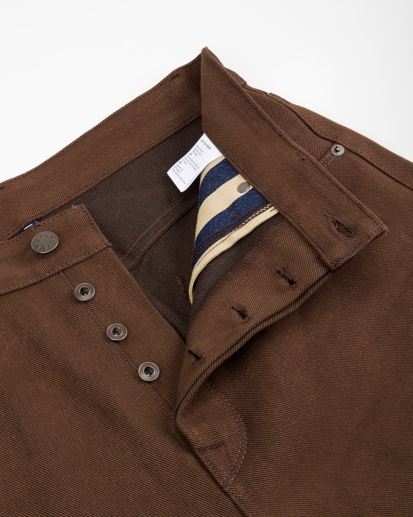 Freenote Modesto Straight Fit - 15oz Dark Brown Denim - Standard & Strange