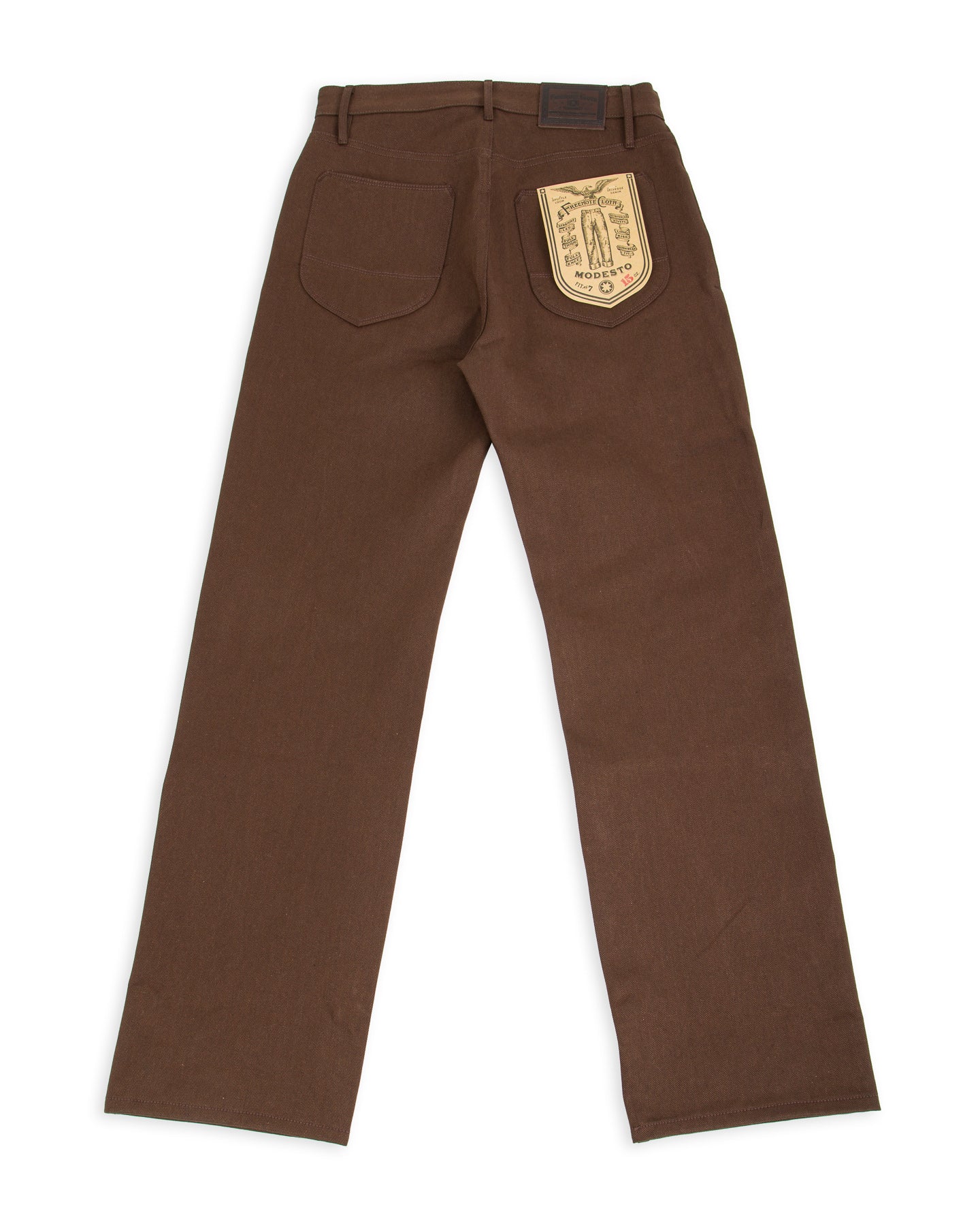 Modesto Straight Fit - 15oz Dark Brown Denim – Standard & Strange