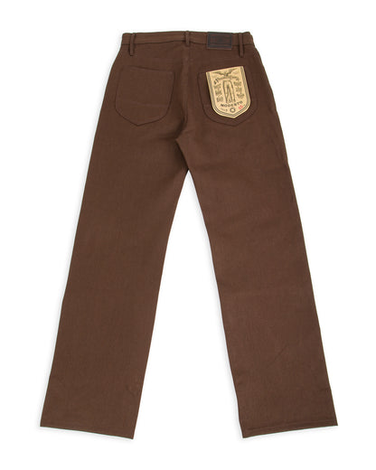 Freenote Modesto Straight Fit - 15oz Dark Brown Denim - Standard & Strange
