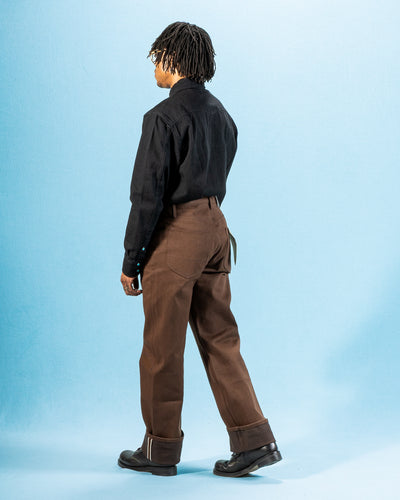 Freenote Modesto Straight Fit - 15oz Dark Brown Denim - Standard & Strange