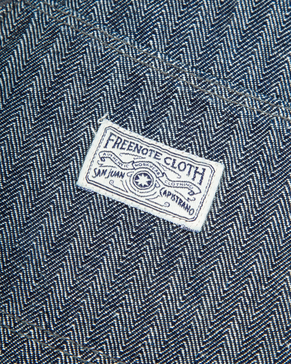 Freenote Ortega Pant - 13oz Grey Herringbone - Standard & Strange