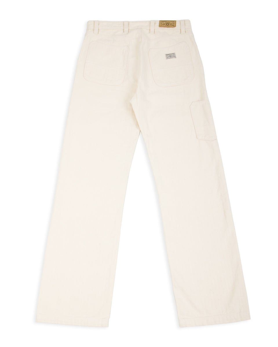 Ortega Pant - 13oz Natural Herringbone – Standard & Strange