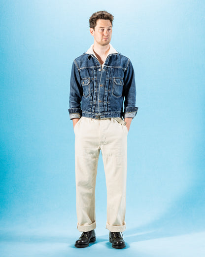 Freenote Ortega Pant - 13oz Natural Herringbone - Standard & Strange