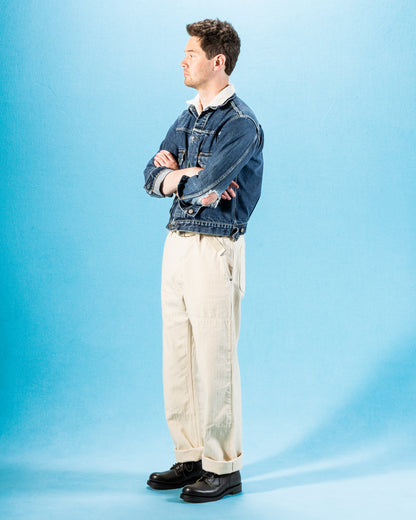 Freenote Ortega Pant - 13oz Natural Herringbone - Standard & Strange