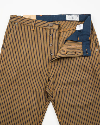 Freenote Ortega Pant - Brown Herringbone Dobby - Standard & Strange