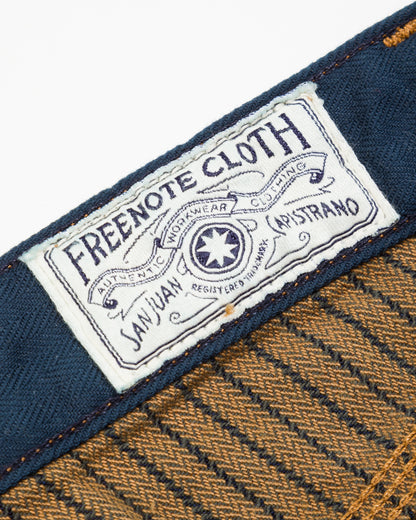 Freenote Ortega Pant - Brown Herringbone Dobby - Standard & Strange