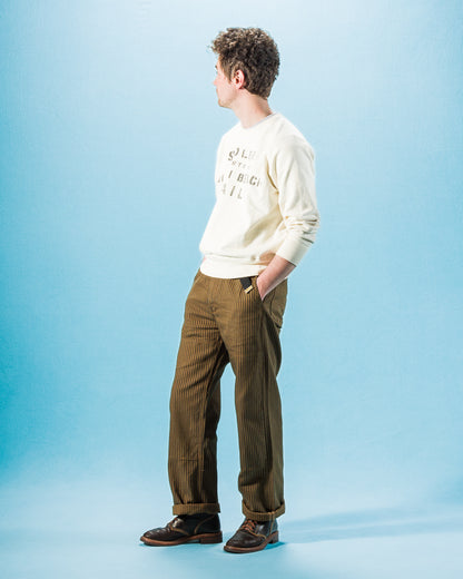 Freenote Ortega Pant - Brown Herringbone Dobby - Standard & Strange