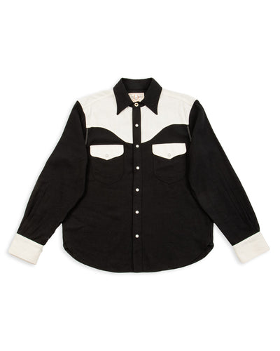 Freenote Packard Western Shirt - Black Combo - Standard & Strange
