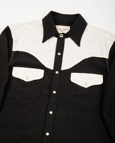 Freenote Packard Western Shirt - Black Combo - Standard & Strange