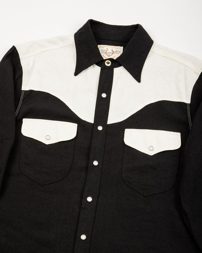 Freenote Packard Western Shirt - Black Combo - Standard & Strange