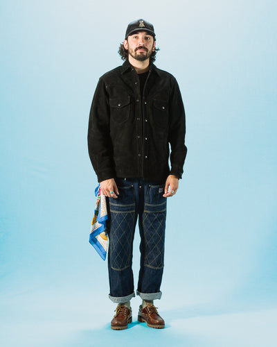 Freenote Packard Western Shirt - Black Goatskin - Standard & Strange