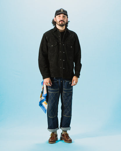 Freenote Packard Western Shirt - Black Goatskin - Standard & Strange